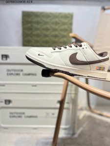 230 创意定制联名配色,经典美系街头品牌-至高无上 古驰Gucci X Nike By You Sb Dunk Low Retro Sp扣篮系列低帮休闲运动滑