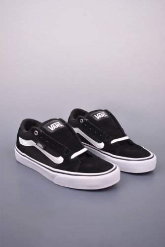 vans Old Skool Faulkner 黑白 范斯官方 防滑轻便低帮休闲滑板鞋 货号 Vn000Sjvc4R 尺码 35 36 36.5 37 38 3