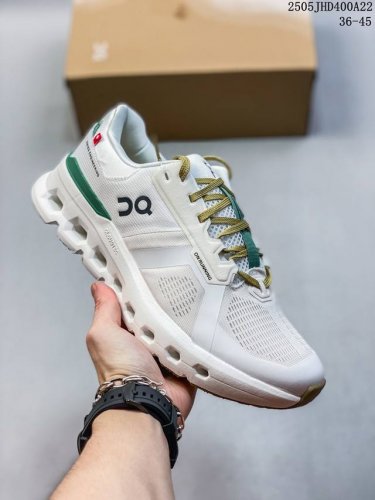 公司级On Cloudrunner 2 昂跑 户外街头机能风新兴品牌轻便中帮跑步鞋 首发实拍鞋款以网球为灵感的运动休闲鞋 大胆的复古外观与革新科技融合 助力运动