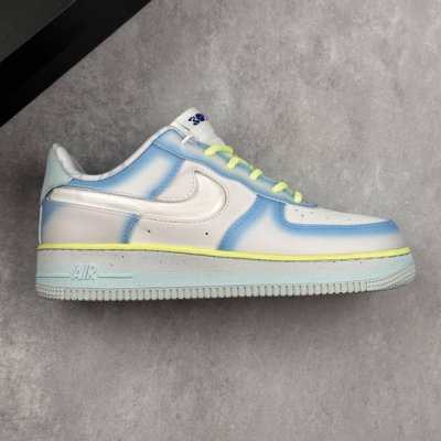 本地 核心私 Nike Air Force 1'07 Low 果冻蓝 空军一号低帮休闲板鞋 #定制皮料 定制鞋盒 配件齐全 原楦原纸板 纯正空军版型 内置全掌气