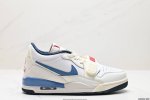 公司级三合一最强合体，多种新配色回归耐克nike Air Jordan Legacy 312 Low”White Grey Fog Blue Red“乔丹最强三