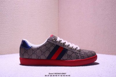gucci 古驰 潮鞋 1977帆布鞋2新款系带休闲板鞋圆头 情侣鞋 xm0523Q657