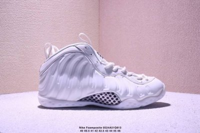 公司级Nike Foamposite One 喷泡 中帮 复古篮球鞋 货号:Hj5195-100 尺码:40 40.5 41 42 42.5 43 44 45