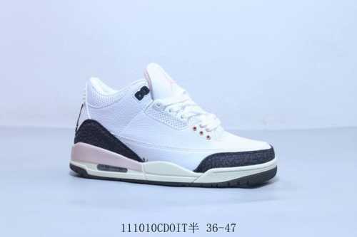 130 乔丹Air Jordan 3 Retro "Black Gold" . 迈克尔·乔丹Aj3代中帮复古休闲运动文化篮球鞋 111010Cdoit半 36-