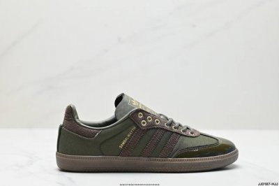 公司级阿迪达斯三叶草adidas Originals Samba Og Always 桑巴舞系列绅士德训足球风百搭低帮休闲运动板鞋 货号:Id3263 尺码:3