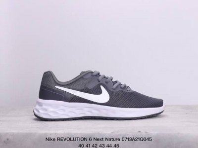 耐克nike Revolution 6 Next Nature 可回收材料低帮网面跑步鞋 Xm0713Q045