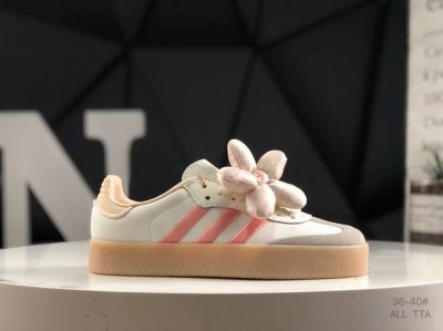 140 公司级带半码阿迪达斯三叶草Adidas Originals Sambae 桑巴舞系列绅士德训足球风百搭低帮休闲运动板鞋 货号:Jr3334 尺码:36