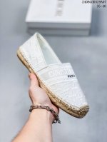 官网主推款 Dior 20S 春夏首秀 迪奥渔夫鞋半拖系列 原单代购渠道版本 市面最高版本 3D原版logo电绣立体感 Christian Dior 经典老花版
