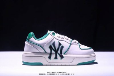 220 Mlb/韩国F&F旗下运动品牌 男女鞋真标半码制 升级原楦原纸版数据开发版型，采用同源一致(正确色卡校准联乘美国榄球洋基队New York Yankee