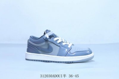 130 乔丹Air Jordan 1 Low Aj1 乔1低帮复古文化休闲运动篮球鞋 水泥灰 货号 Hf3148-011 312030Adoui半 36-45