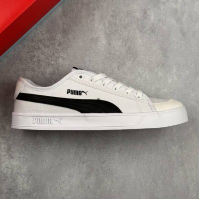 本地 核心私 Puma 彪马 Smash V2 Vulc Cv 清新系列 简洁的色彩与帆布结合官方新款主推休闲运动板鞋 Puma 彪马 来自德国的运动品牌，于1