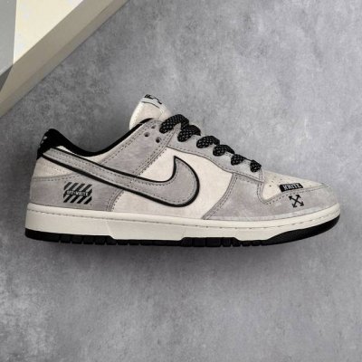 本地 核心私 Nk Sb Dunk Low Off-White联名-猪八蓝勾 周年高端定制 低帮休闲板鞋 #定制鞋盒 大厂纯原品质出货 超高清洁度 皮料切割干净