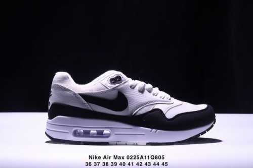 升级原楦原纸版开发版型回弹Pu模嵌入开窗气垫装置Nike Air Max 1 初代复古气垫百搭休闲运动慢跑鞋 货号：Fz0628 010 尺码：36～45 Xm