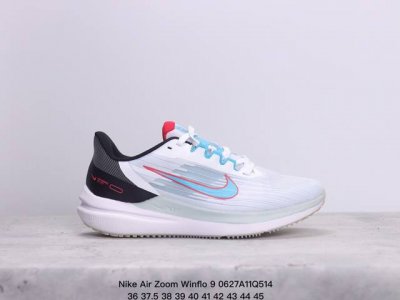 耐克nike Air Zoom Winflo 9登月系列针织面透气 训跑练步鞋 内置zoom气垫 脚回感弹感受非常直接 货号：Dd8686 600 Xm0627