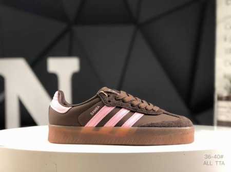 140 公司级带半码阿迪达斯三叶草Adidas Originals Sambae 桑巴舞系列绅士德训足球风百搭低帮休闲运动板鞋 货号:Ji2744 尺码:36 - 点击图像关闭