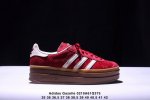 纯原 Ad Originals Gazelle Bold Jq5977 蛇年限定 三叶草厚底休闲防滑耐磨低帮板鞋 #原厂原数据版型 原厂皮料切割干净无任何毛边