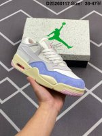 180 公司级 带半码 Jordan Air Jordan 4 Rm 复古单品 防滑 低帮 复古篮球鞋 男款黑米此款鞋采用近几年比较流行的版型设计，外观时尚大气