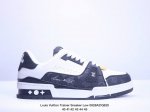 全新lv路易威登louis Vuitton Trainer Sneaker Low休闲运动文化百搭板鞋 Xm0928Q625