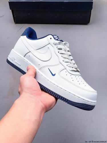 集图 二层真标！耐克Nike Air Force 1 Low 空军一号低帮经典百搭休闲板鞋 0418120H20