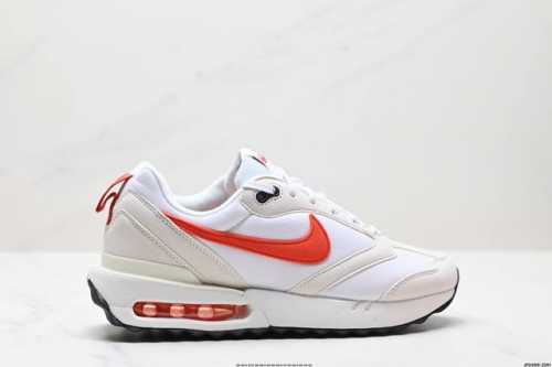 公司级Nk Air Max Dawn 黎明系列低帮气垫百搭休闲运动慢跑鞋 采用柔软翻毛皮和透气梭织材料打造利落鞋面 中底和鞋跟融入现代感线条设计 兼具复古风格与