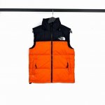 渠道优势，支持代发！ 外贸保真版：北面 橙色 The North Face 北面 经典款羽绒马甲 面料：国内独家日本原厂面料具有防水 防钻绒 防脱色特性，24支