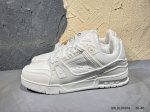 新品上市实拍 全新Lv路易威登Louis Vuitton Trainer Sneaker Low休闲运动文化百搭篮球板鞋Qdldld1609