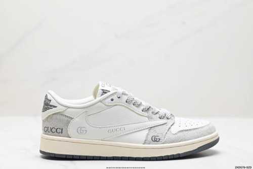 公司级aj1倒勾travis Scott X Air Jordan 1 ” Reverse Mocha “ Aj1乔1 Ts 闪电 联名倒钩 低帮文化篮球鞋 完