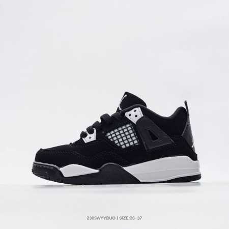 耐克nike Air Jordan 4 乔4 Aj4 童鞋中帮复古休闲运动文化篮球鞋。货号：Dh6927 101 码数：26 27 28 29 30 31 32 - 点击图像关闭