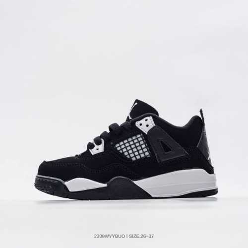 耐克nike Air Jordan 4 乔4 Aj4 童鞋中帮复古休闲运动文化篮球鞋。货号：Dh6927 101 码数：26 27 28 29 30 31 32