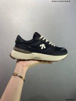 核心私 公司级迪桑特Descente Running Boa舒适通透防滑耐磨透气轻便回弹 低帮跑步鞋 男款 黑色 Id：183Gdd0514