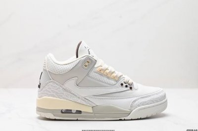 公司级nike Air Jordan 3 Retro皮革 潮流 防滑耐磨包裏性 中帮 复古篮球鞋 缜密拉帮及中底钢印细节 全新底模 货号:Dh7139-100
