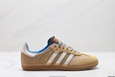 公司级adidas Originals Wales Bonner Samba Og桑巴舞系列绅士德训足球风百搭低帮休闲运动板鞋 货号:Ih7756 尺码:36