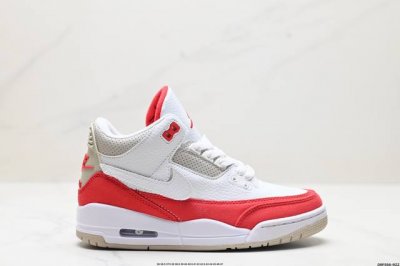 真标nike Air Jordan 3 Retro Se 皮革 潮流 防滑耐磨包裏性 中帮 复古篮球鞋 升级原楦原档案数据开发纸版楦型 采用同源纳帕头层皮革鞋面