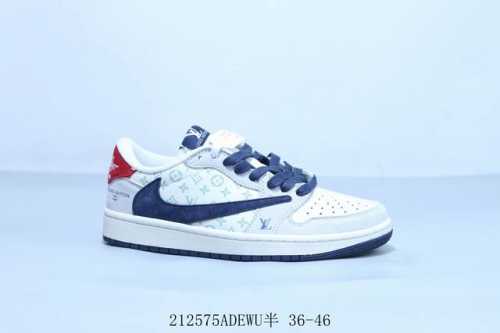 乔丹Air Jordan 1 Low Aj1 乔1低帮复古文化休闲运动篮球鞋倒勾 Lv 212575Adewu半 36-46