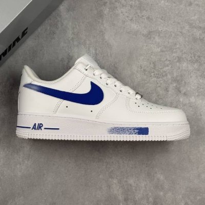 本地 核心私 Nike Air Force 1'07 Low 二次元主题 渐变天空蓝 空军一号低帮休闲板鞋 #定制鞋盒 大厂纯原品质出货 超高清洁度 皮料切割干