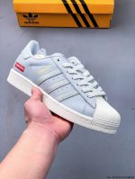 公司级头层！阿迪达斯Adidas Superstar 贝壳头经典百搭休闲板鞋 渠道正品订单 诠释市场最高工艺水平 贝壳头经典小白板鞋 专柜上架同步配色 全鞋进口