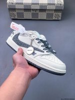 公司级头层！耐克Nike Air Jordan 1 Low Aj1乔1 低帮潮流缓运动休闲板鞋。Aj1 低帮拼接 完美版型真头层牛皮# 内置缓震气垫 原鞋开模
