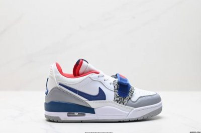 真标三合一最强合体，多种新配色回归耐克Nike Air Jordan Legacy 312 Low”White Grey Fog Blue Red“乔丹最强三合