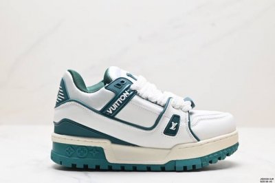 公司级升级原楦原纸版数据开发版型#这双“变胖”了的trainer好受瞩目 又大又圆 ,全新 Lv路易威登louis Vuitton Trainer Maxi L