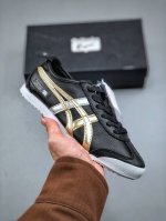 210 Onitsukatiger/鬼塚虎 Mexico 66 全头层皮面低邦休闲跑步鞋 #纯原品质 原鞋开发 采用原厂材料和胶水 纯原装皮料切割 质感无敌货