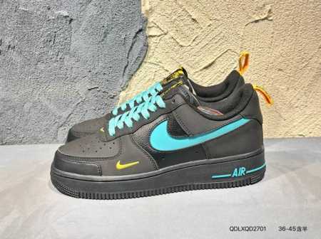 新品上市实拍 海外限定发售 公司级 Nike Air Force 1 Premium 蒂夫尼 配色 空军一号中帮休闲板鞋 定制皮料 3M反光 原楦头原纸板 纯正 - 点击图像关闭