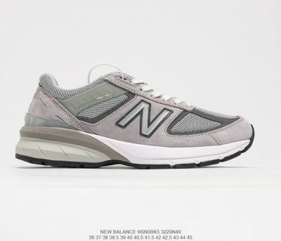 新百伦 New Balance M990V5代系列 美产血统复古运动跑步鞋“自1982年问世的元祖级“老爹鞋”990系列 货号：M990Gl5 M990Bk5