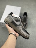 Nike Air Force 1 Low 蛇年黑灰 空军一号低帮运动板鞋 原楦头原纸板 打造纯正空军版型#专注外贸渠道 全掌内置蜂窝气垫 #原盒配件 原厂中底钢