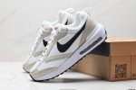 公司级Nk Air Max Dawn 黎明系列低帮气垫百搭休闲运动慢跑鞋 采用柔软翻毛皮和透气梭织材料打造利落鞋面 中底和鞋跟融入现代感线条设计 兼具复古风格与