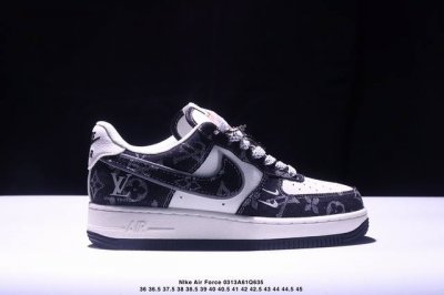 210 海外限量发售！公司级Nike Air Force 1 '07 Low “斯图西联名--米白黑英文”空军一号 低帮 运动鞋 休闲鞋 折边针车 工艺难度大