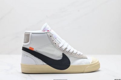 公司级Off-White X Nike Blazer Mid Grim Reaper 万圣节鞋扣 潮流 中帮 板鞋 货号:Aa3832-001 尺码:36 36