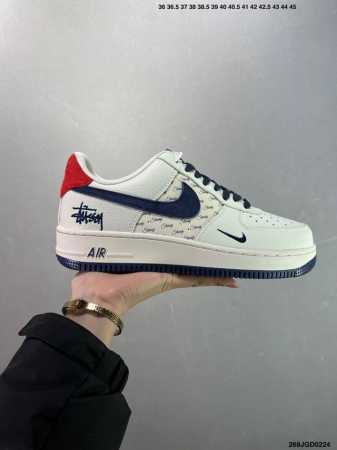 Nike Air Force 1 Low 07 X The North Face 白蓝三小钩 原楦头原纸板 打造纯正低帮空军版型 专注外贸渠道 全掌内置蜂窝气垫 - 点击图像关闭