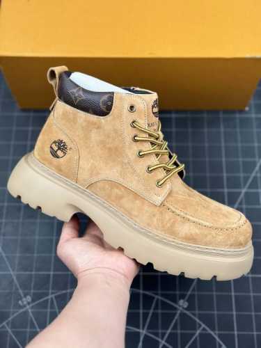 年末清仓 特价福利 Lv X Timberland Lv联名添柏岚大黄靴 顶奢流量品牌与时代经典的结合之作 #代购专供品质 高弹modern 外置防滑橡塑发泡超
