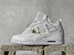 F版 Air Jordan 4 Net AJ4 乔4网格白 复古篮球鞋 FV7251-107 尺码：36 36.5 37.5 38 38.5 39 40 40.