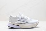 公司级Adidas Adizero Boston 13 阿迪达斯 透气网眼竞速跑鞋Boost 缓震底 运动鞋 后跟加厚 呵护脚后跟 立体保护软绵鞋口 轻松穿脱不